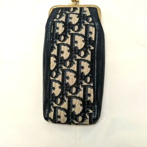 Vintage Christian Dior Trotter Kisslock Eyeglasses Case